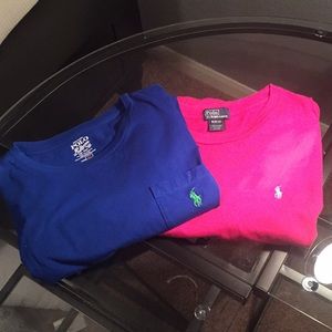 Two Polo shirts by Ralph Lauren